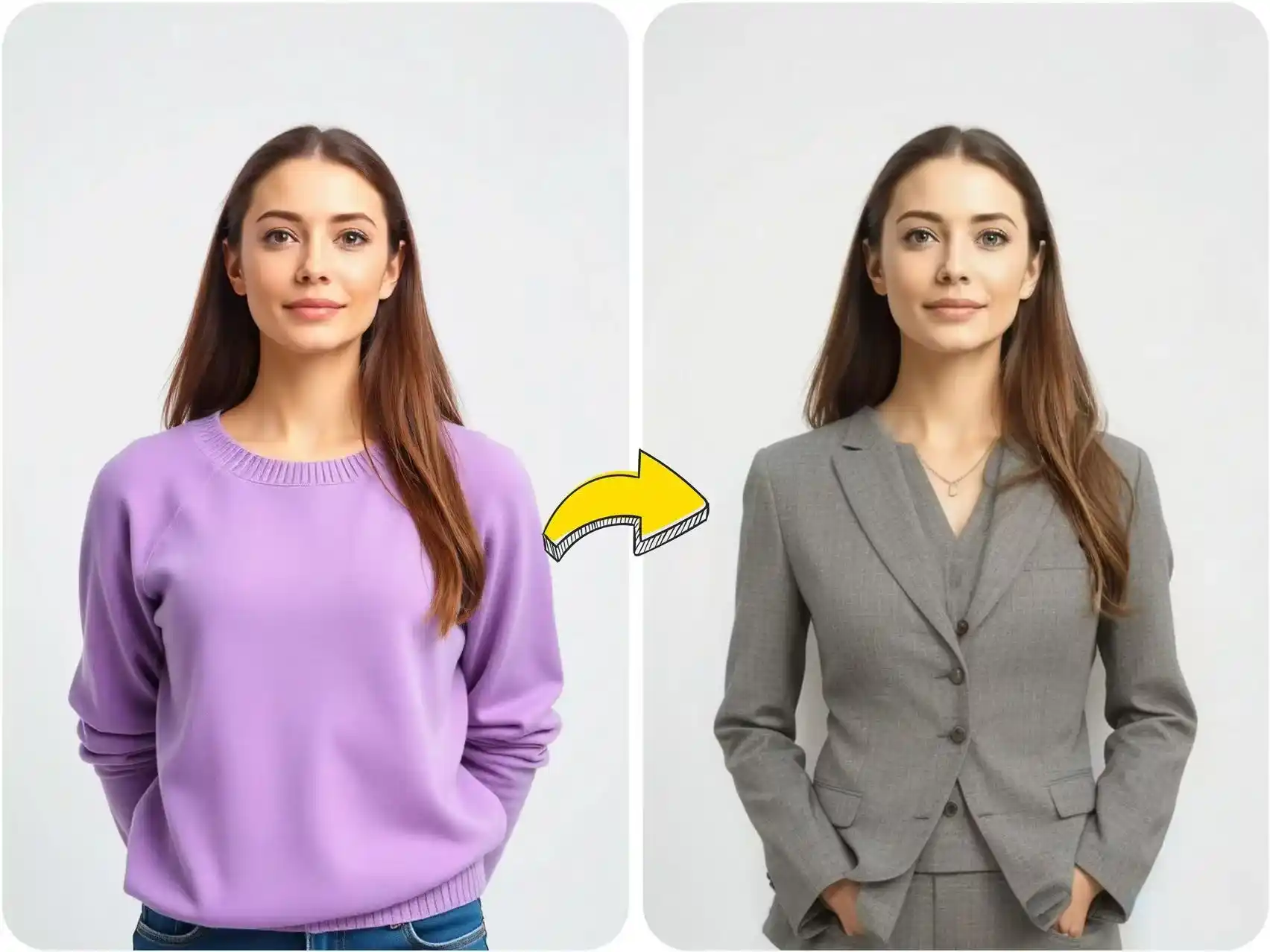 From casual clothes to business suits